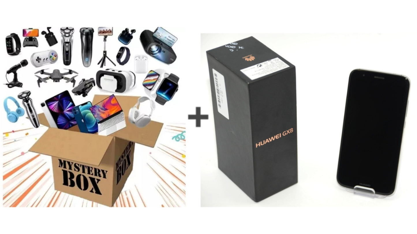 Oferta MOVIL + caja sorpresa valorado 50€ mínimo con Huawei NUEVO GX 8 Android 32GB GB RAM, cámara 13 Mp 