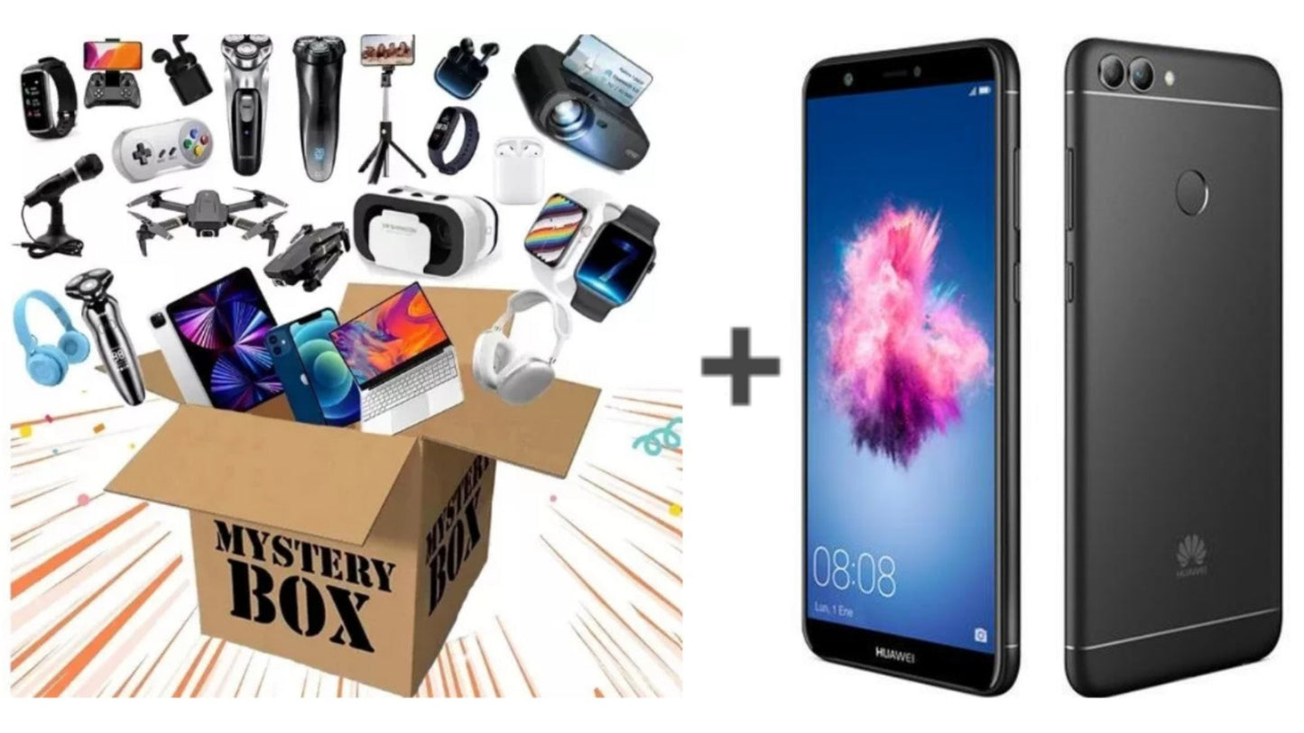 Oferta MOVIL + caja sorpresa valorado 50€ mínimo con Huawei P Smart NUEVO 4RAM 32GB - Negro