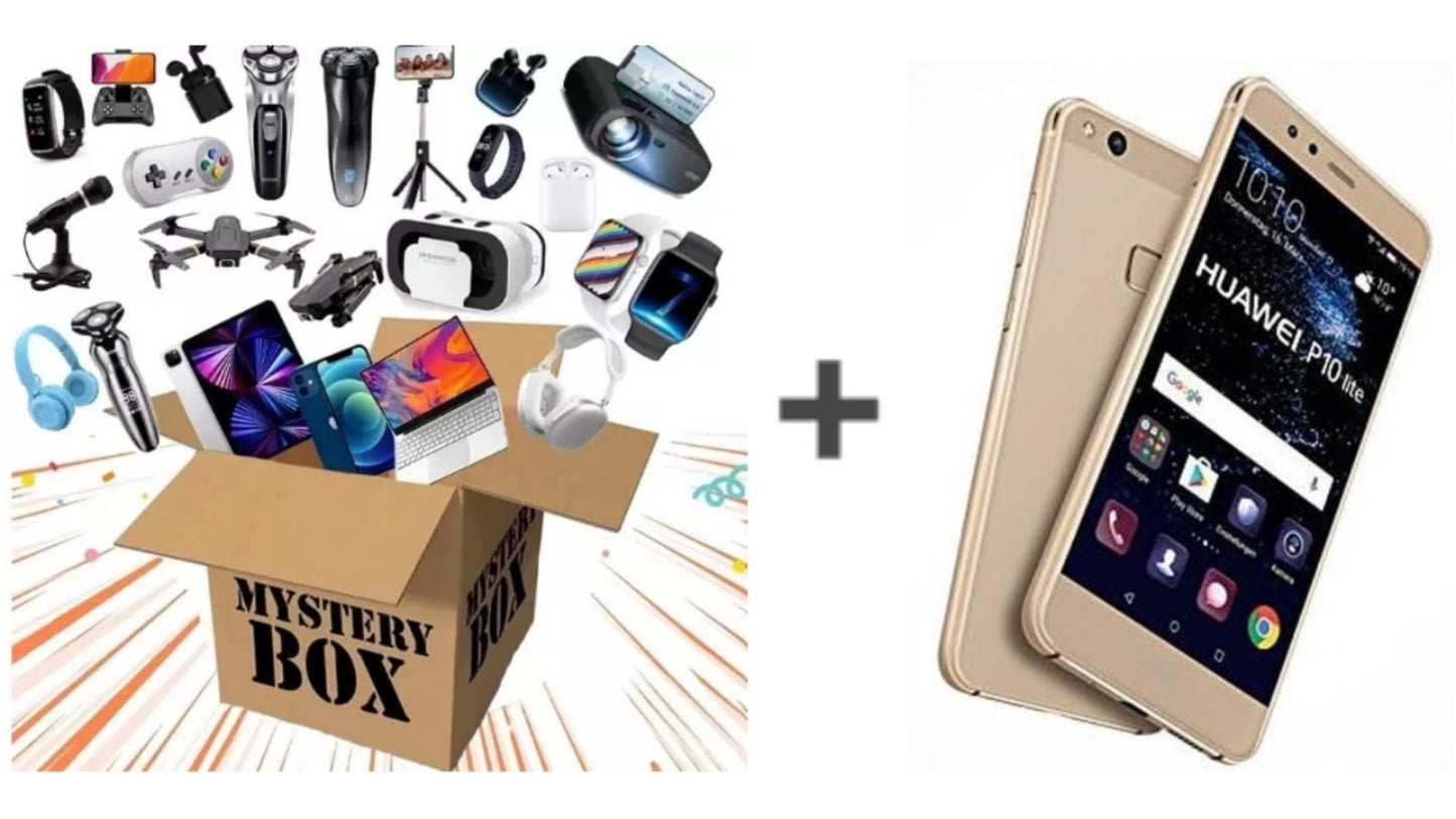 Oferta MOVIL + caja sorpresa valorado 50€ mínimo con Huawei NUEVO Móvil P10 Lite - Dorado 32 gb4 ram