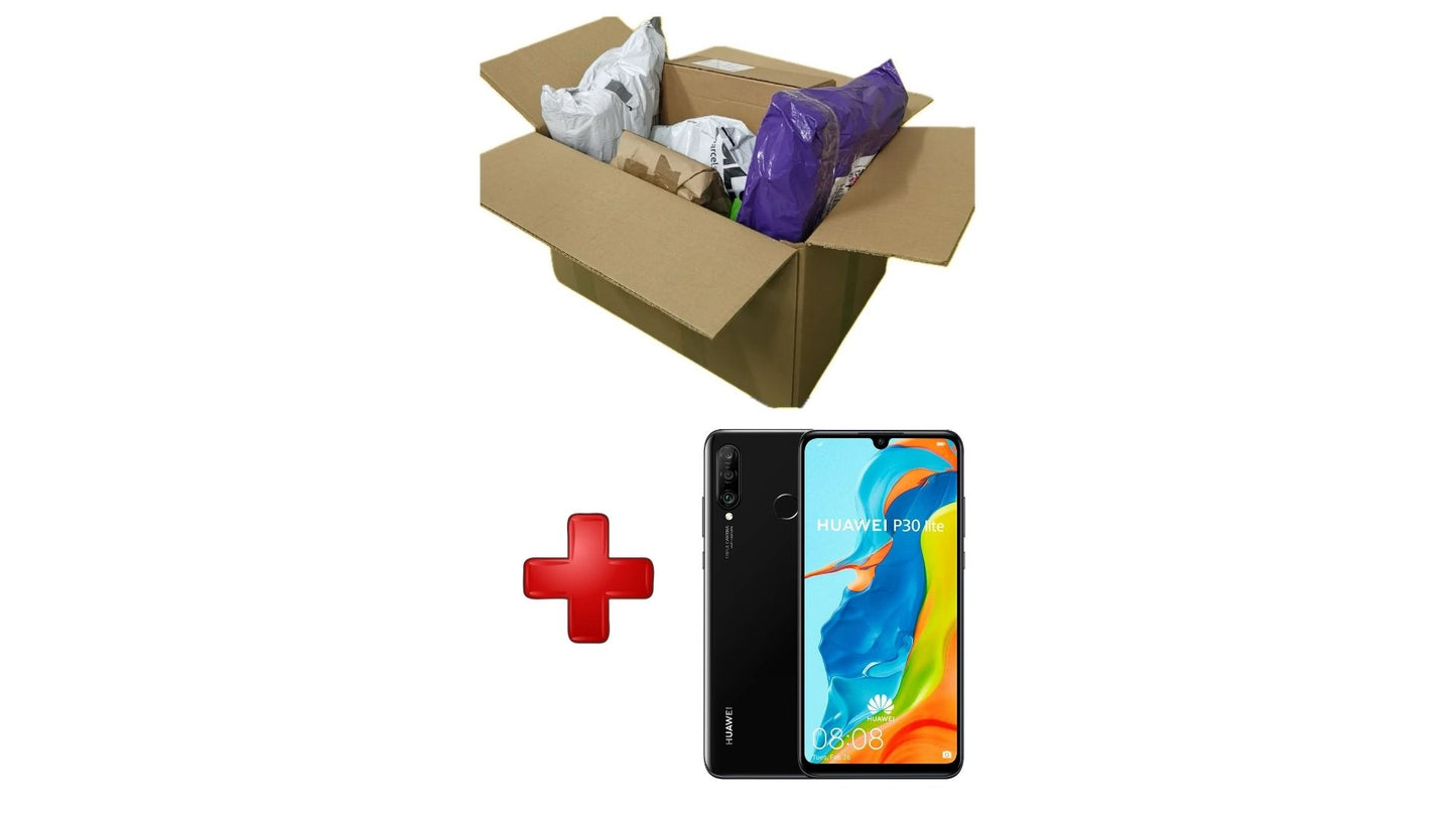 PACK 8 Paquetes Sorpresa Textil + Huawei P30 Lite 4/128GB Negro Libre
