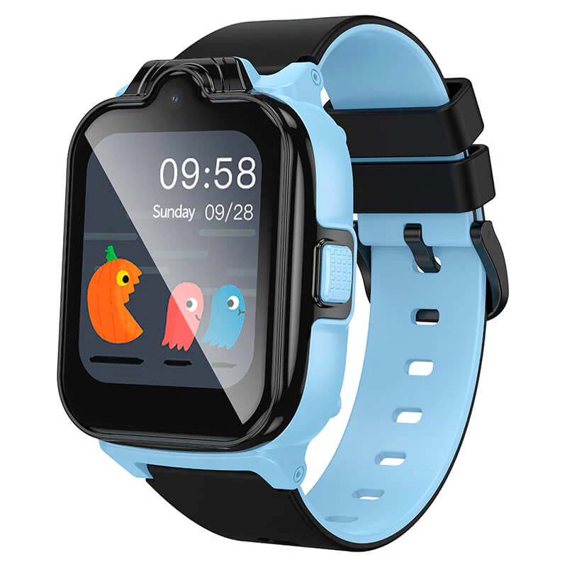 Reloj Smartwatch Para Niños Camara Sos Gps Hoco Y104 4g elige el color AZUL , ROSA O NEGRO