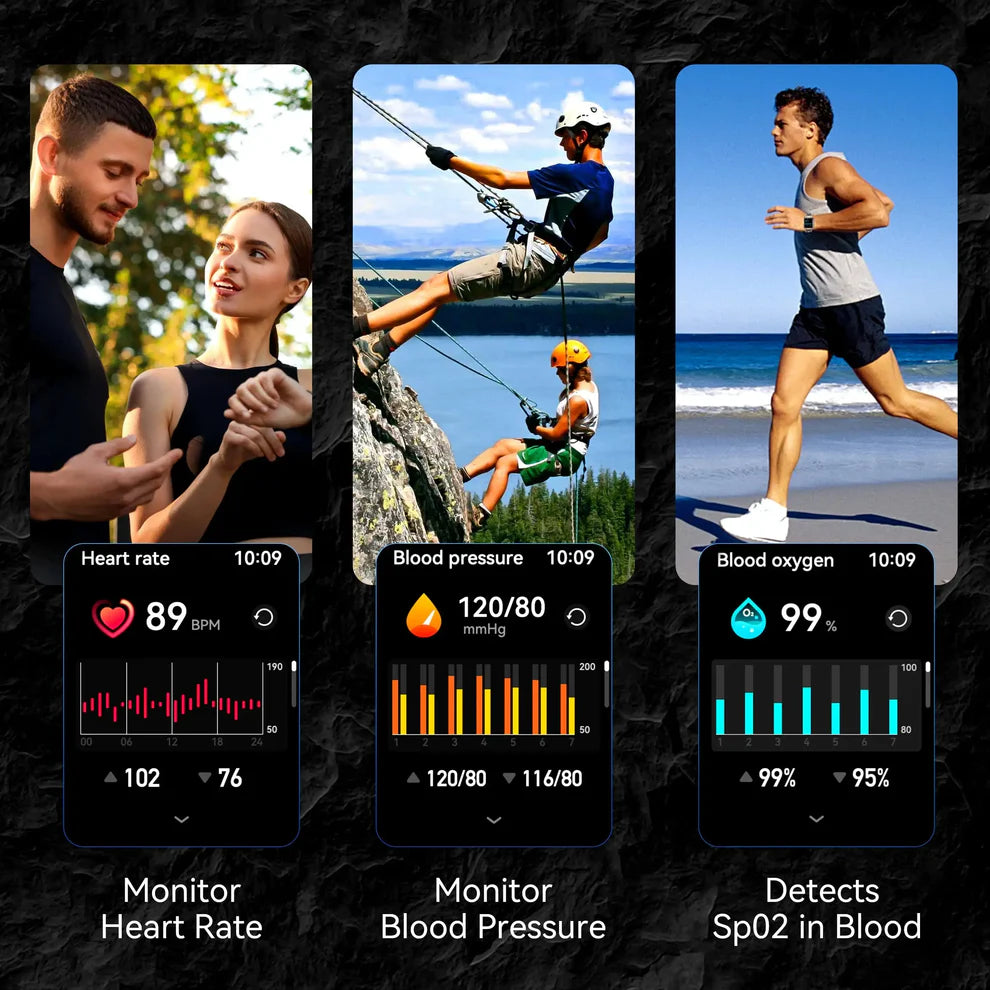 Reloj de exterior resistente OUKITEL BT80 con capacidad de batería de 1000mAh y resistencia al agua 5ATM