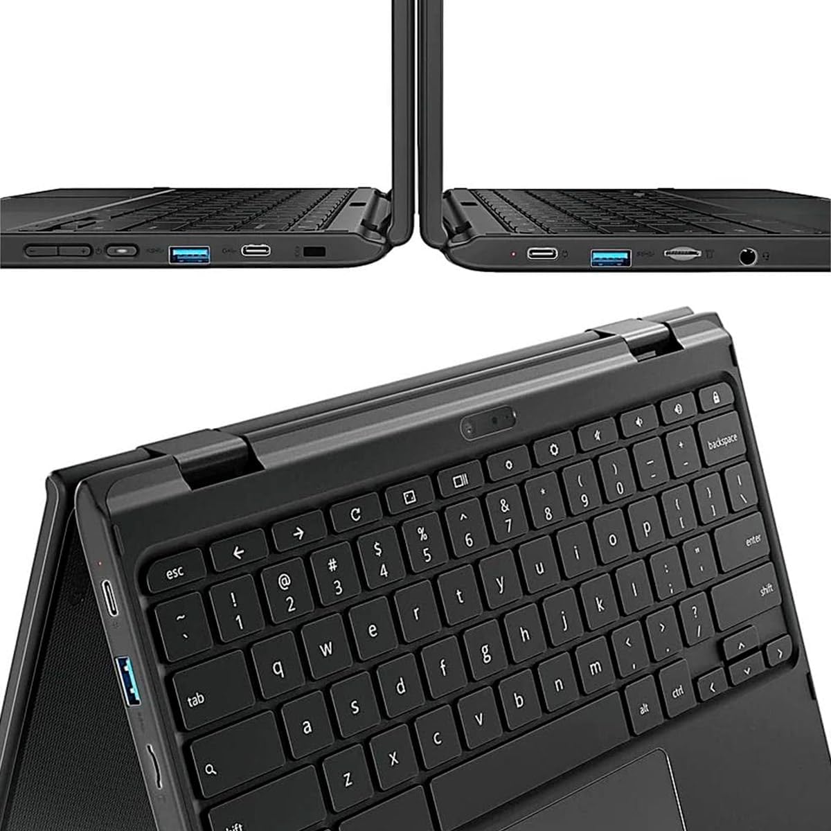 Portatil usado Lenovo Chromebook (2.ª generación): 32gb 4 ram portátil convertible de 11,6" FHD táctil (Intel Celeron N4120, 4 GB de RAM