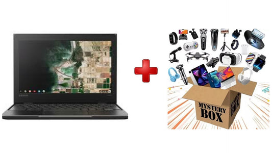 Lenovo Chromebook 100e Gen 1 - Portátil 11.6"  (Intel® Celeron® N4020, 4GB RAM, 32GB + caja sorpresa valorado 50€ mínimo