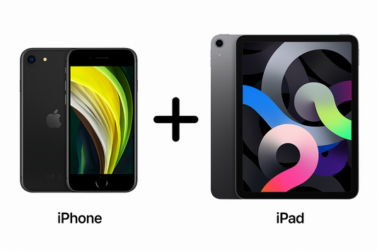 Apple iPad Air 2020 10.9" 256GB Wi-Fi + Cellular 4G USADO BUEN ESTADO + iphone SE 2020 USADO NEGRO 64 GB