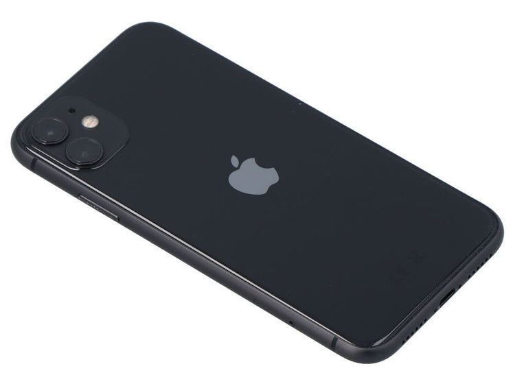 Telefono reacondicionado Iphone 11 negro 64 gb con la salud de la bateria al 80% o bateria cambiada